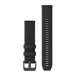 Garmin Швидкознімний ремінець 20 мм чорного кольору з металевою фурнітурою